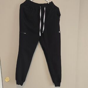 Figs Uman Highwaisted Jogger Scrub Pants Black XS